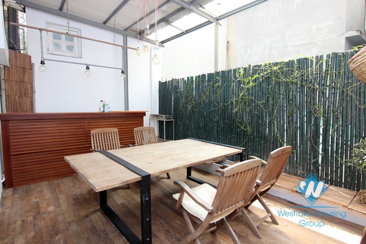 Modern and contemporary styled, swimming pool house for rent in Tay Ho